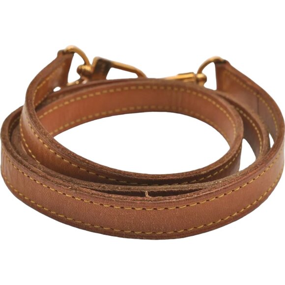 830177AG (V2) Louis Vuitton Strap 39.6" Beige Leather - Picture 5 of 10